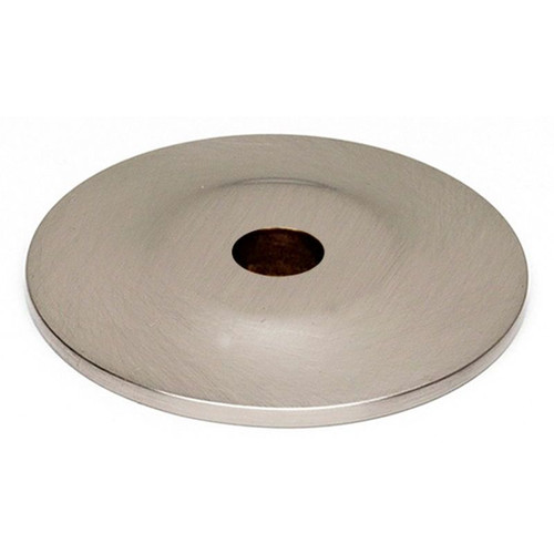 Knob Backplate Traditional 1-in in Satin Nickel