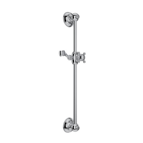 Rohl 1201APC 22-in Slide Bar, Polished Chrome