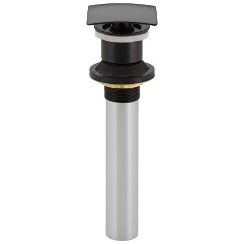 72174-BL Other Square Push Pop Up Less Overflow, Matte Black