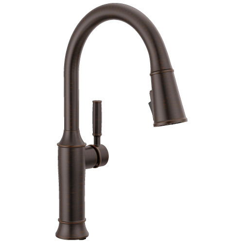 9184-RB-DST Renaldi 11.56-in x 2.81-in x 16.56-in Single-Handle Pull-Down Kitchen Faucet, Venetian Bronze