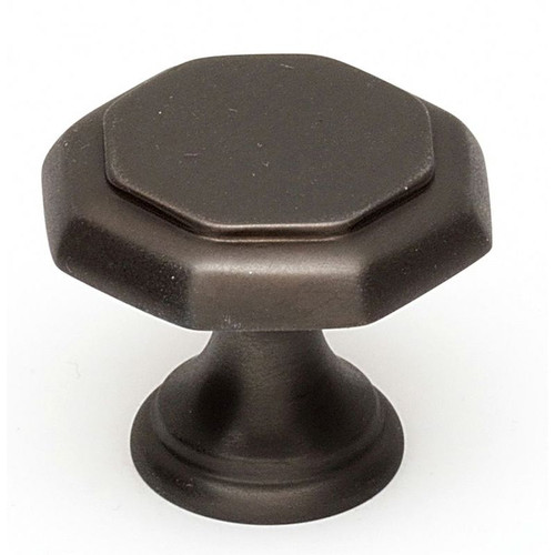 Knob Modern 1-in in Chocolate Bronze
