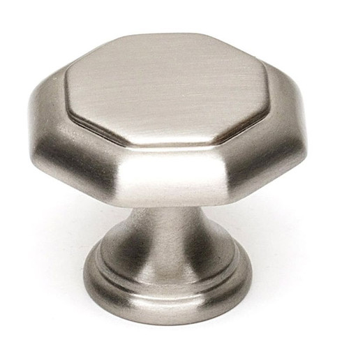 Alno Contemporary A828-1-SN Knob Modern 1-in in Satin Nickel