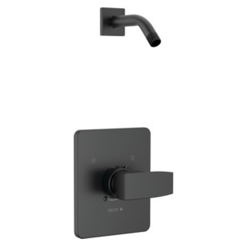 T14267-BLLHD-PP Modern Monitor 14 Series Shower Trim Less Head, Matte Black