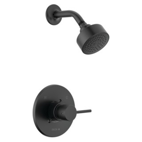 T14259-BL-PP Modern Monitor 14 Series Shower Trim, Matte Black