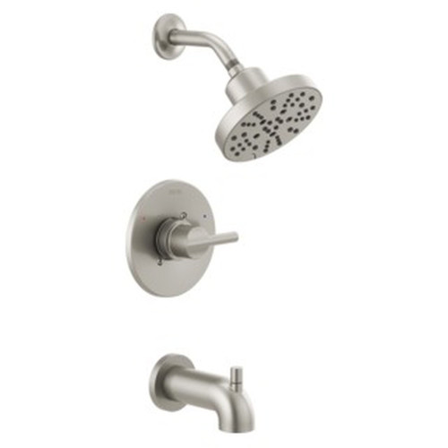 144749-SS Nicoli Monitor 14 Series H2Okinetic Tub and Shower, Stainless
