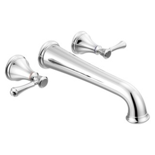 T5797-WL Cassidy Delta Cassidy Wall Mounted Tub Filler, Chrome