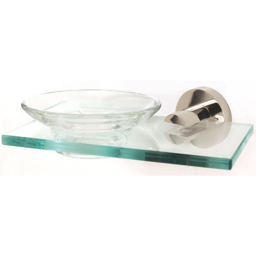 Alno Contemporary I A8330-PN Modern Soap Dish 6-3/4-in in Polished Nickel