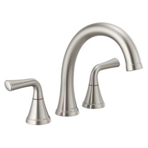 T2733-SS Kayra Delta Kayra Roman Tub Trim, Stainless
