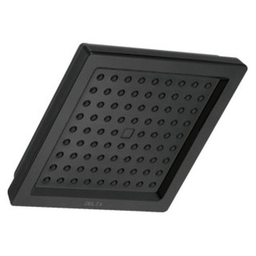 RP62283BL Universal Showering Components Single-Setting Raincan Shower Head, Matte Black