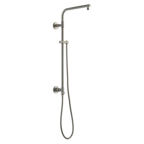 58820-SS-PR Universal Showering Components Emerge 26" Round Shower Column, Lumicoat Stainless
