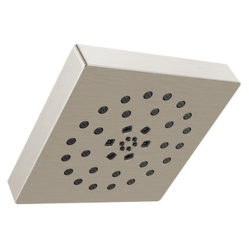 Delta 52484-SS-PR Universal Showering Components H2Okinetic 4-Setting Shower Head with UltraSoak, Lumicoat Stainless