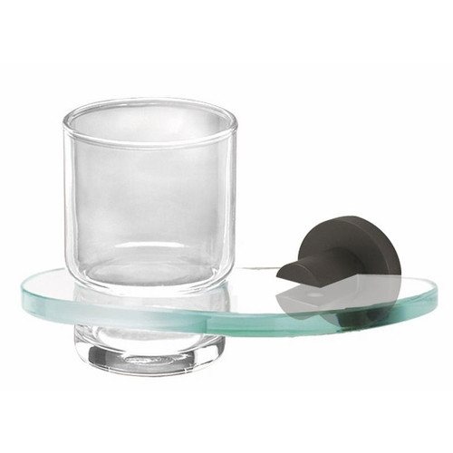 Alno Contemporary I A8370-BRZ Modern Tumbler Holder 6-3/4-in in Bronze