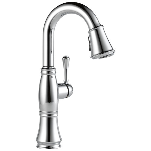 9997-PN-PR-DST Cassidy Single Handle Pull Down Bar or Prep Faucet, Lumicoat Polished Nickel