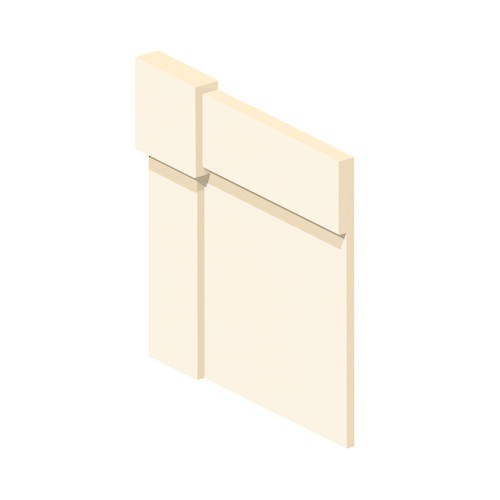 EOWTK726-02 .25-in x 2-in x 72-in Trim Kit, Cameo/Biscuit