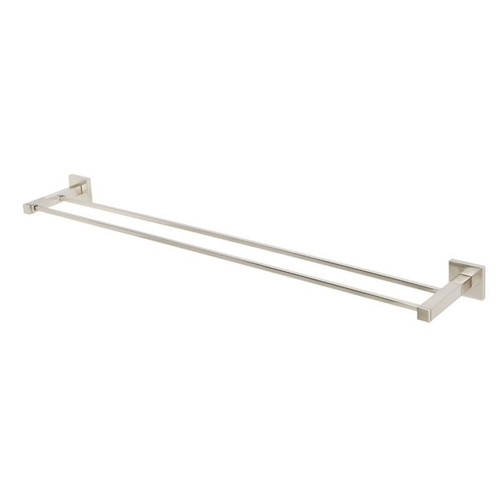 Alno Contemporary II A8425-30-SN Double Towel Bar Modern in Satin Nickel