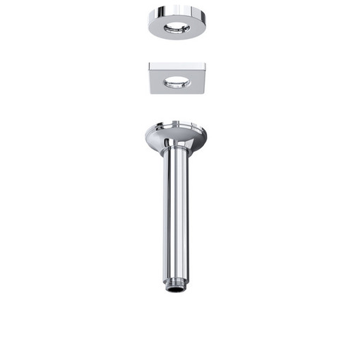 Rohl 1505/6APC 7-in Ceiling Mount Shower Arm, Polished Chrome