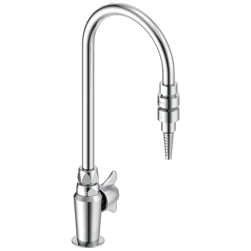 W6601-9 6.00-in x 1.50-in x 15.00-in Single Handle Deck-Mount Water Faucet, Chrome
