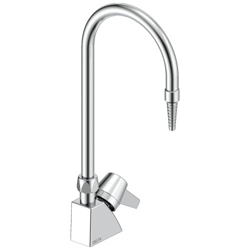W6600-C 6.00-in x 1.25-in x 15.00-in Single Handle Deck-Mount Water Faucet, Chrome