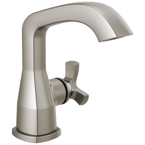 5766-SS-PR-MPU-DST Stryke 6.56-in x 6.00-in x 6.88-in Single Handle Bathroom Faucet, Lumicoat Stainless