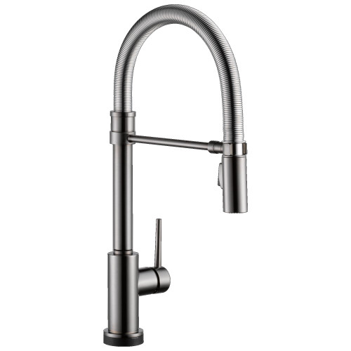 9659TL-KS-DST Trinsic 11.50-in x 4.19-in x 20.44-in Touch2O Kitchen Faucet with Touchless Technology, Black Stainless