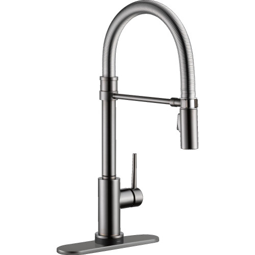 9659TL-KS-DST Trinsic 11.50-in x 4.19-in x 20.44-in Touch2O Kitchen Faucet with Touchless Technology, Black Stainless