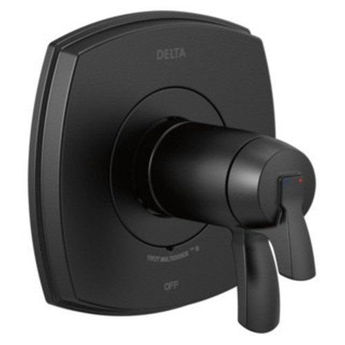 T17T076-BL Stryke 17 Thermostatic Valve Only, Matte Black