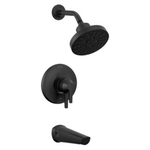 T17472-BL Galeon 17S Tub Shower Trim with H2OKinetic, Matte Black