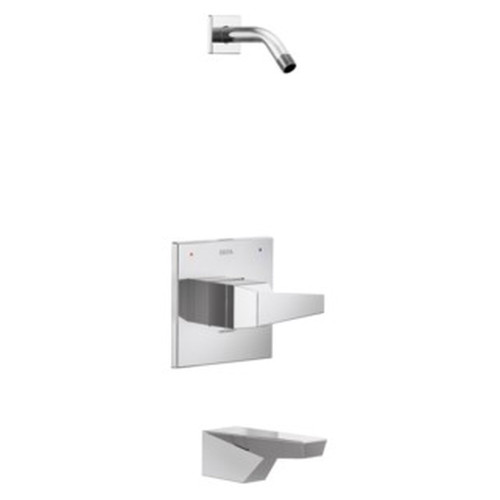 T14443-PR-LHD Trillian 14 Series Shower Only LHD, Lumicoat Chrome