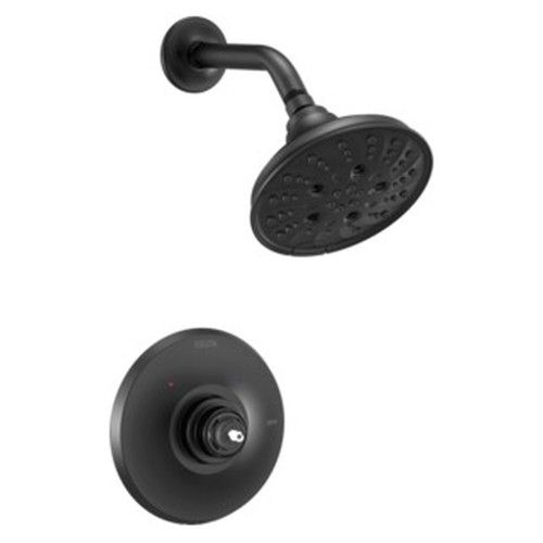 T14256-BLLHP Dorval Monitor 14 Series Shower Trim Less Handle, Matte Black