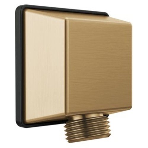 Delta 50570-CZ-PR Universal Showering Components Square Wall Elbow for Hand Shower, Lumicoat Champagne Bronze