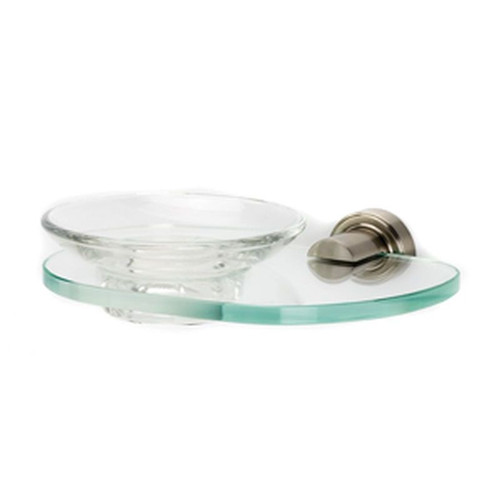 Alno Infinity A8730-SN Modern Soap Dish 6-11/16-in in Satin Nickel