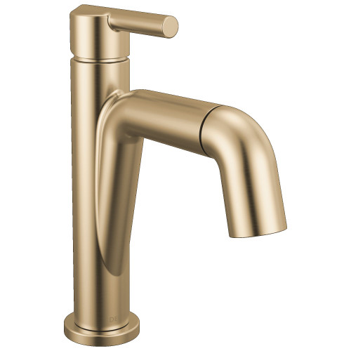 15849LF-CZPD Nicoli 7.31-in x 6.06-in x 8.63-in Single Handle Pull-Down Bathroom Faucet, Champagne Bronze
