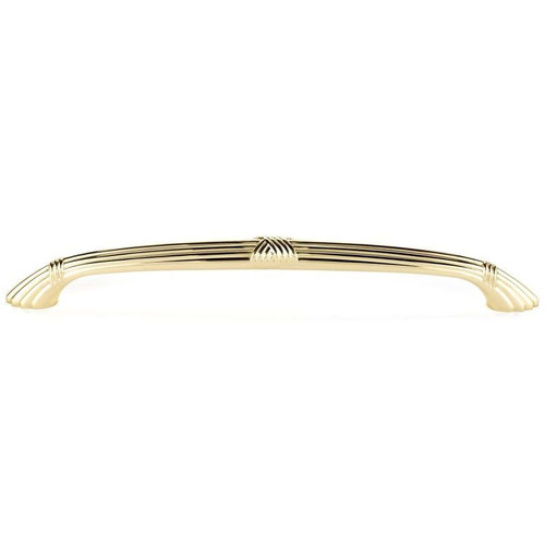 Alno Ribbon & Reed A881-6-PB Pull Traditional in Polished Brass
