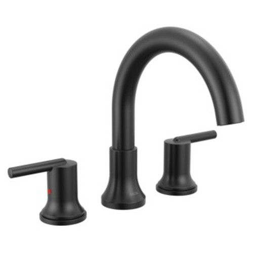 T2759-BL Trinsic Delta Trinsic Roman Tub Trim, Matte Black