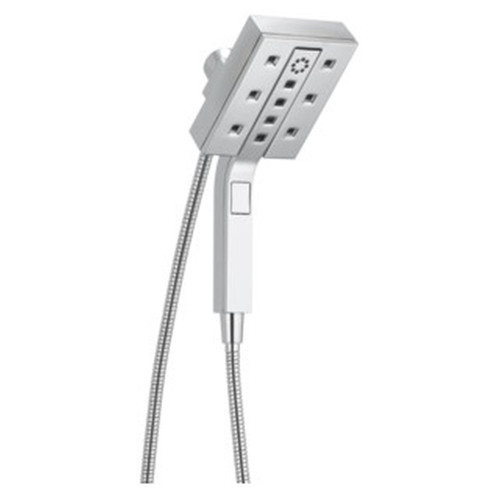 Delta 58473-PR25 Universal Showering Components H2Okinetic In2ition 4-Setting Two-in-One Shower, Lumicoat Chrome