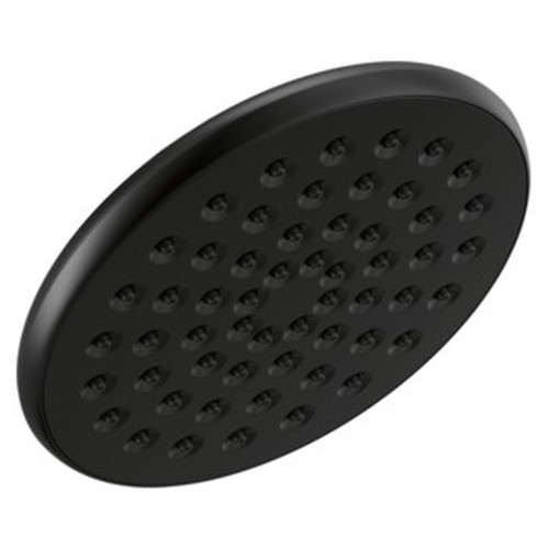 52433-BL Universal Showering Components Single-Setting Raincan Shower Head, Matte Black