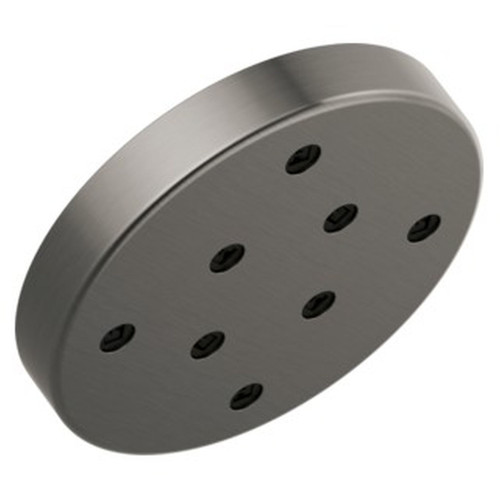 52175-KS-PR Universal Showering Components H2Okinetic Single-Setting Metal Raincan Shower Head, Lumicoat Black Stainless