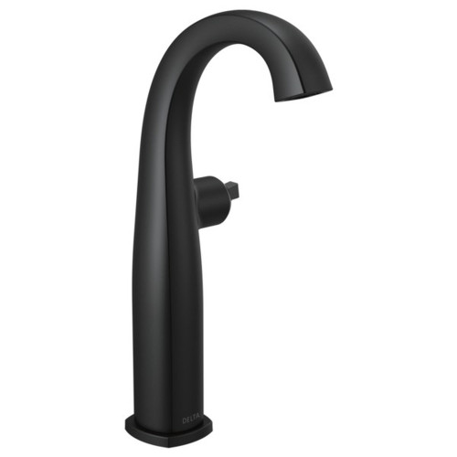777-BLLHP-DST Stryke Single Handle Vessel Bathroom Faucet Less Handle, Matte Black