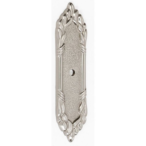 Backplate Traditional 4-1/4-in in Satin Nickel