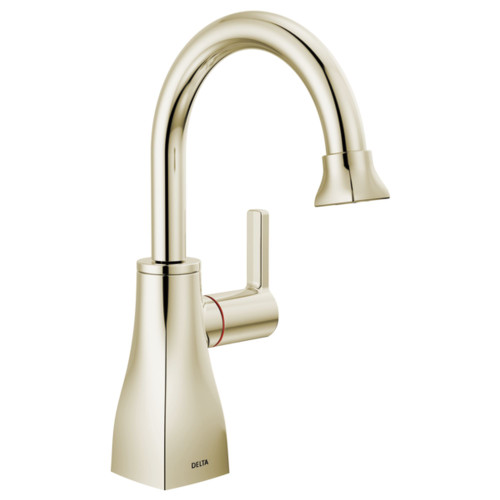 1940LF-H-PN Other Contemporary Square Instant Hot Water Dispenser, Polished Nickel