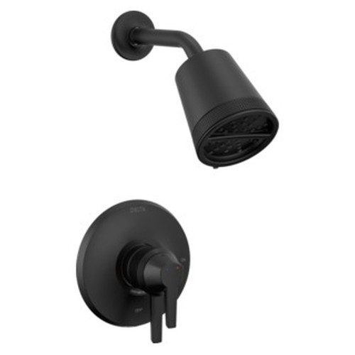 T17271-BL Galeon 17 Series Shower Trim with Cylinder SH, Matte Black
