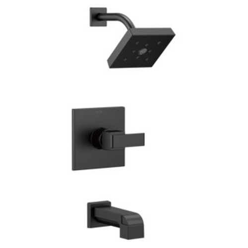 T14467-BL Ara Monitor 14 Series H2Okinetic Tub & Shower Trim, Matte Black