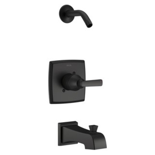 T14464-BLLHD Ashlyn Monitor 14 Series Tub and Shower Trim Less Head, Matte Black