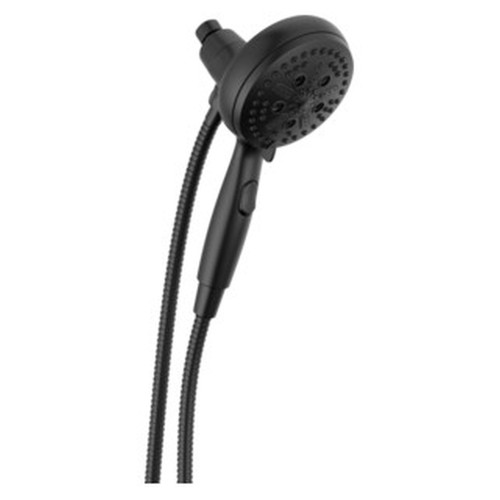 Delta 54810-BL-PK Universal Showering Components 7-Setting SureDock Magnetic Hand Shower, Matte Black