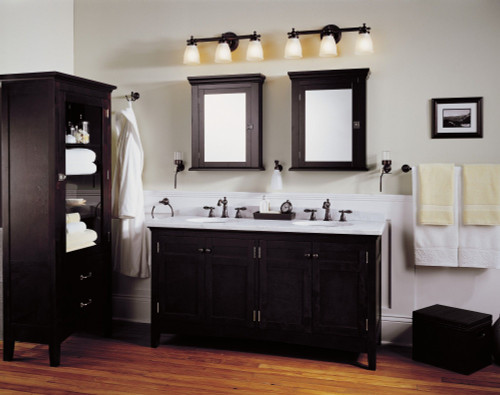 35955-RB-DST Victorian Two Handle Widespread Bathroom Faucet, Venetian Bronze