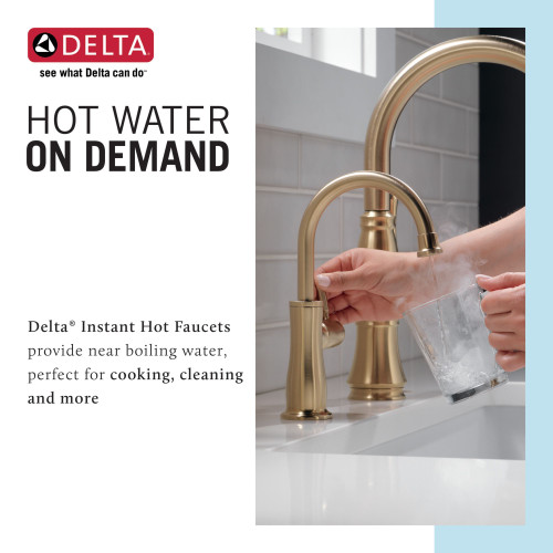 Delta 1960LF-H-CZ Other Traditional Instant Hot Water Dispenser, Champagne Bronze