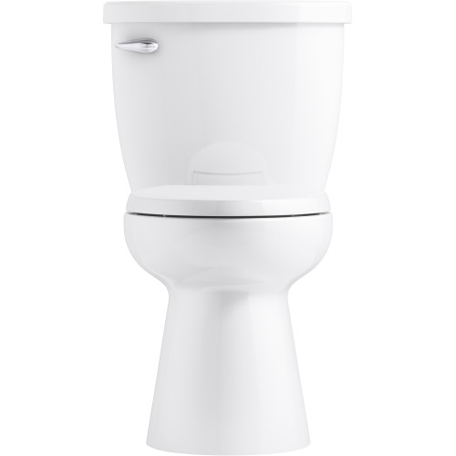 Brella Skirted Elongated 2PC Toilet, In White