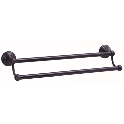 Alno Embassy A9025-24-CHBRZ Double Towel Bar Traditional in Chocolate Bronze