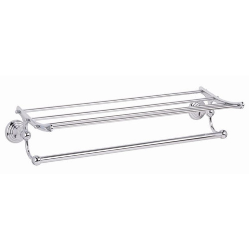 Towel Rack Traditional in Polished Chrome