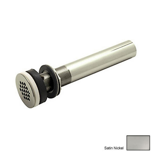 Slotted Grid Drain in Satin Nickel